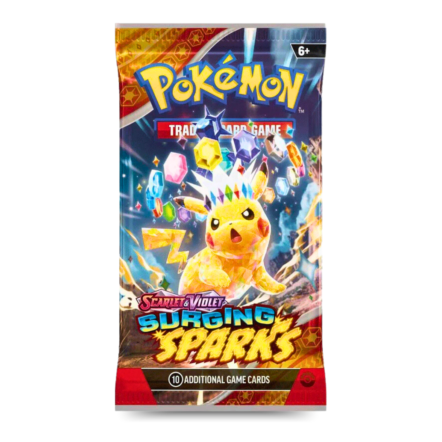 Pokémon Surging Sparks Booster Pack - Live Ripz