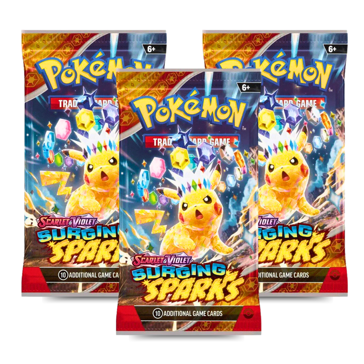 Pokémon Surging Sparks Booster Pack - Live Ripz