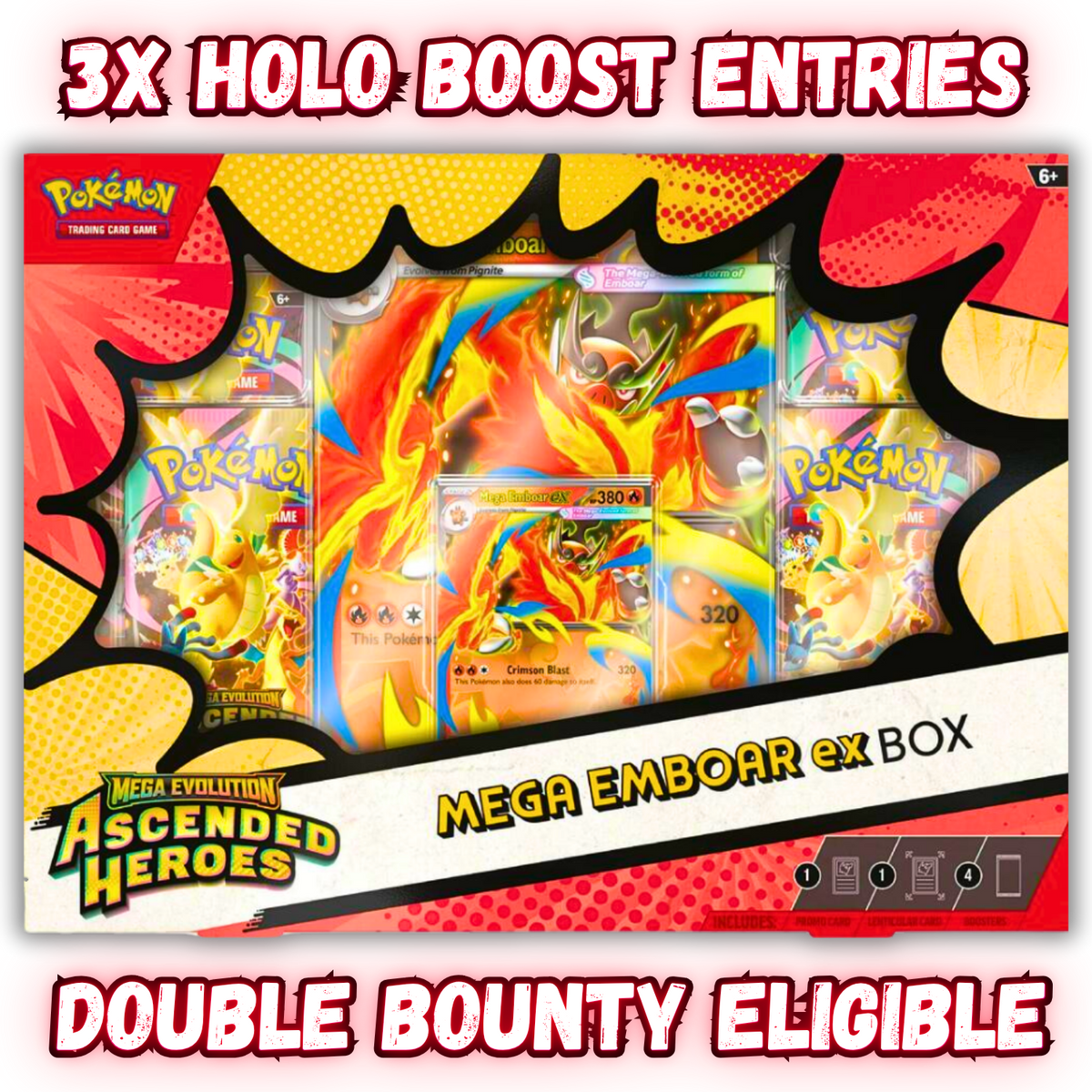 Ascended Heroes Mega Pyroar ex Box