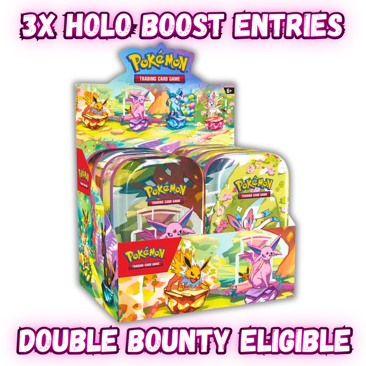 Prismatic Evolution Tin Display
