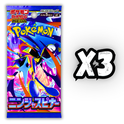 Pack Battle - Ninja Spinner  (JPN) - 3 Packs