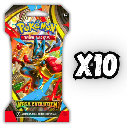 Mega Evolution Sleeved - 10 Packs
