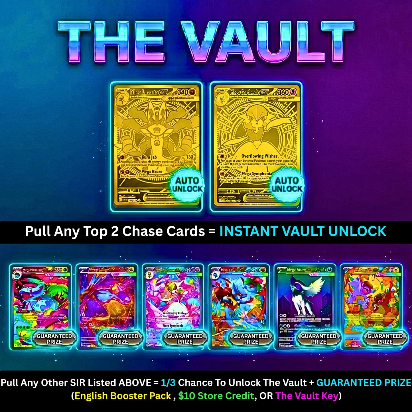 Mega Evolution Sleeved - VAULT