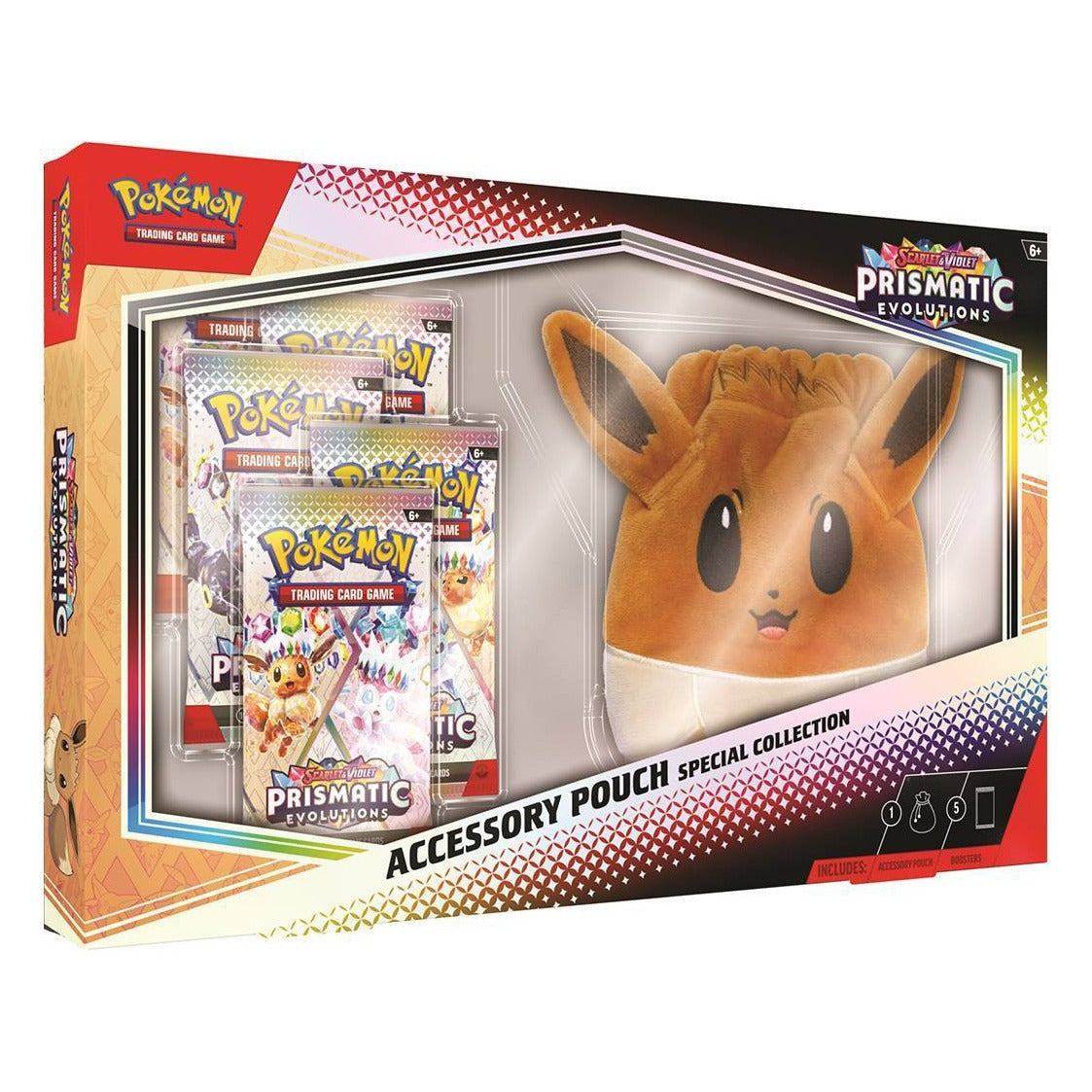 Prismatic Evolutions Accessory Pouch Special Collection box