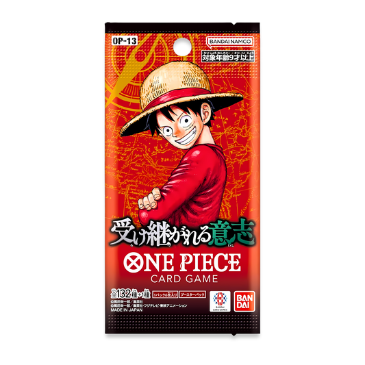 Japanese One Piece OP-13 - Carrying On His Will pack