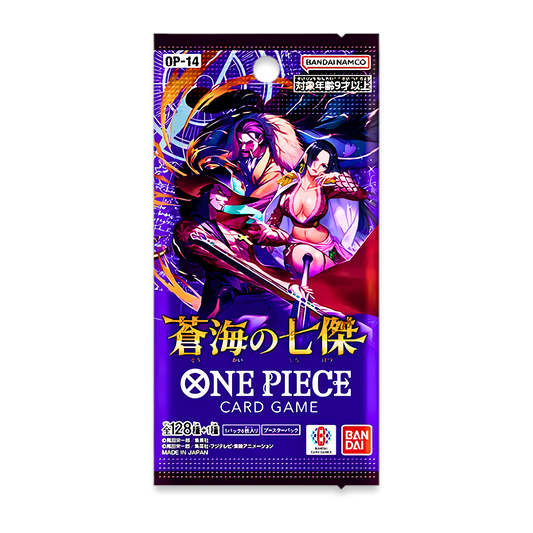 Japanese One Piece OP-14 - The Azure Sea's Seven pack