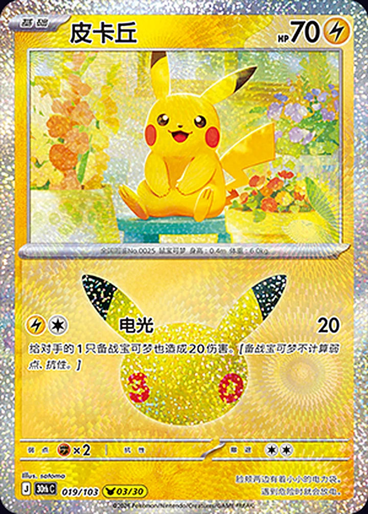 Pikachu 019/103