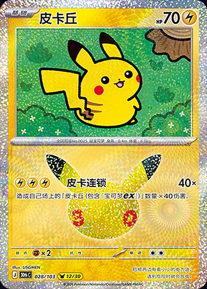 Pikachu 028/103
