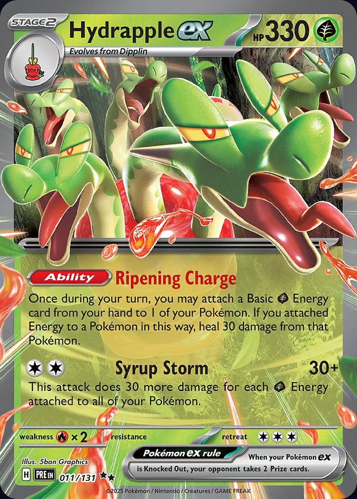 Hydrapple ex 11 Double Rare (ex) - EN-sv8pt5 card