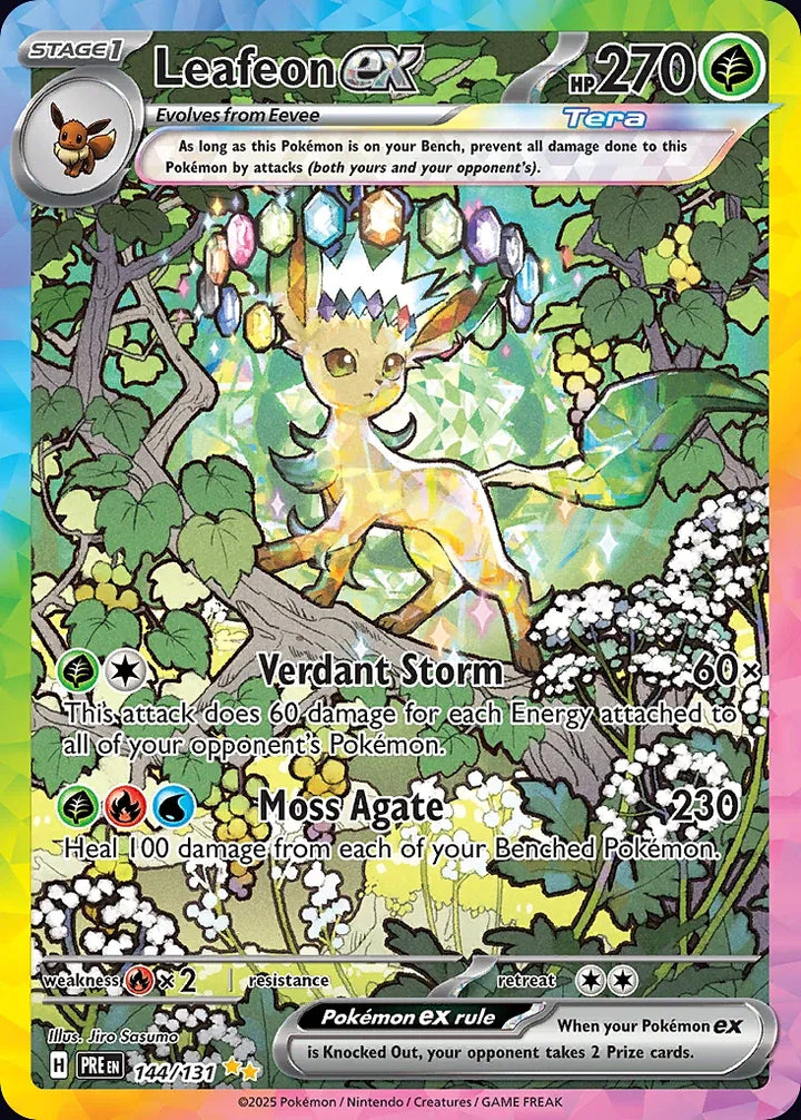 Leafeon ex 144 Special Illustration Rare - EN-sv8pt5 card