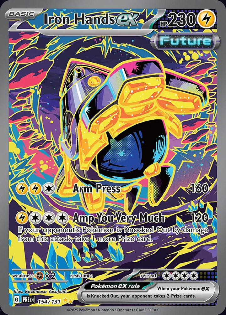 Iron Hands ex 154 Special Illustration Rare - EN-sv8pt5 card