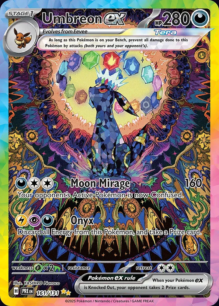 Umbreon ex 161 Special Illustration Rare - EN-sv8pt5 card
