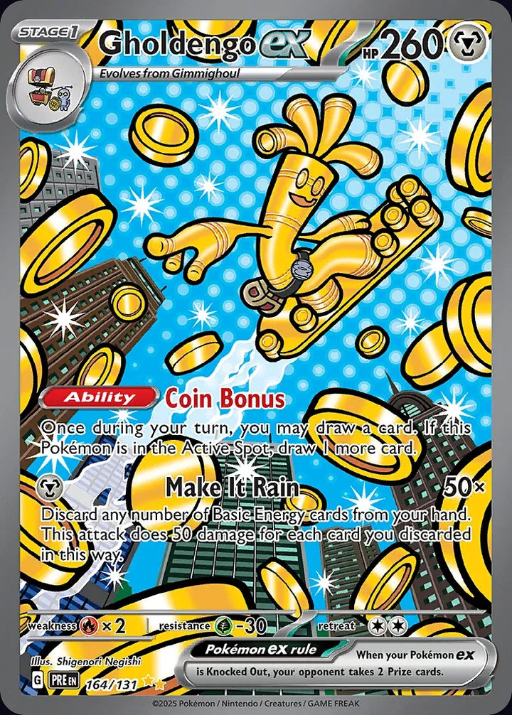 Gholdengo ex 164 Special Illustration Rare - EN-sv8pt5 card