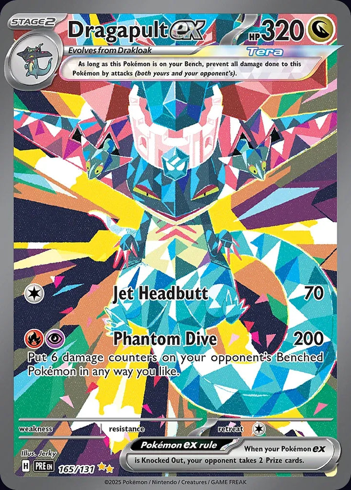 Dragapult ex 165 Special Illustration Rare - EN-sv8pt5 card