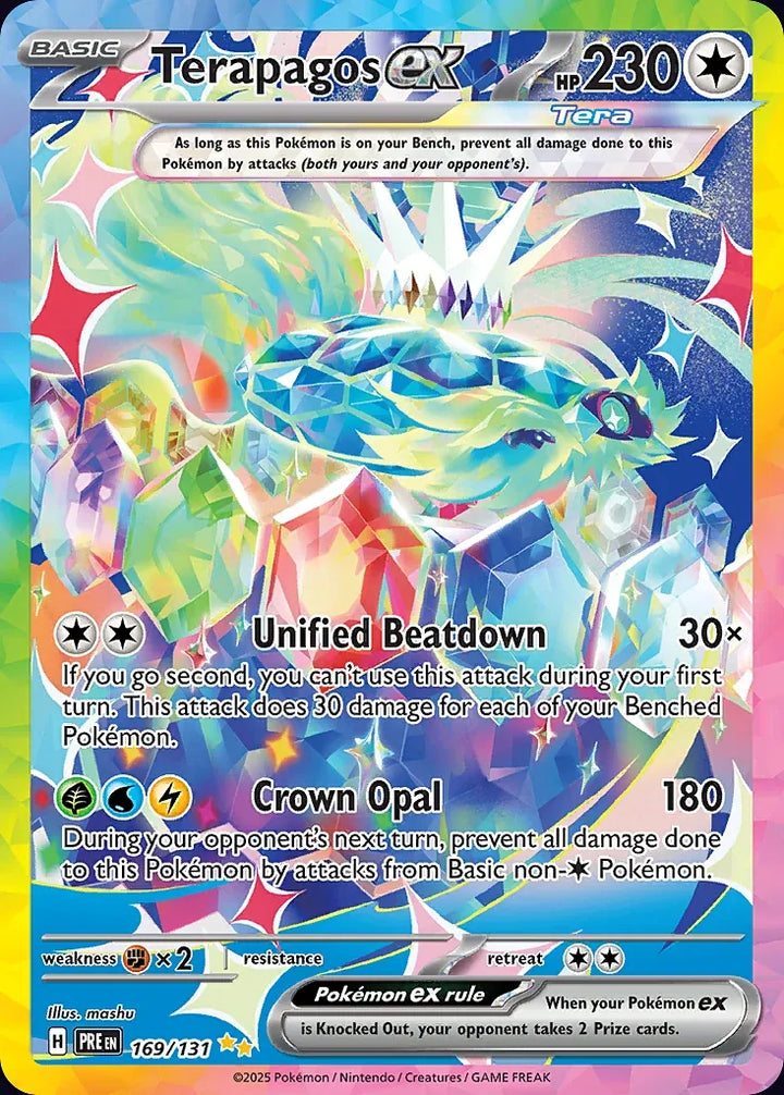 Terapagos ex 169 Special Illustration Rare - EN-sv8pt5 card