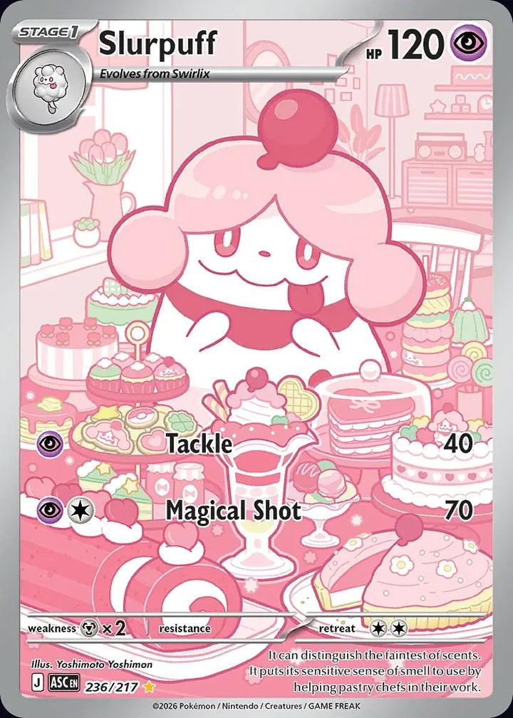 Slurpuff 236 Illustration Rare - EN-me2pt5 card