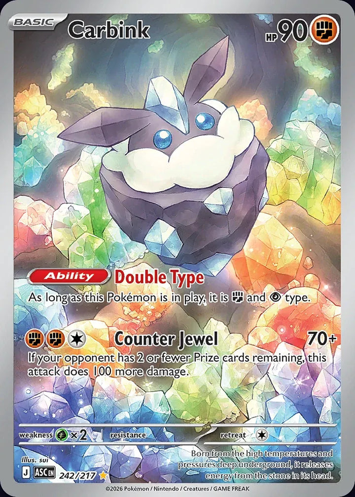 Carbink 242 Illustration Rare - EN-me2pt5 card