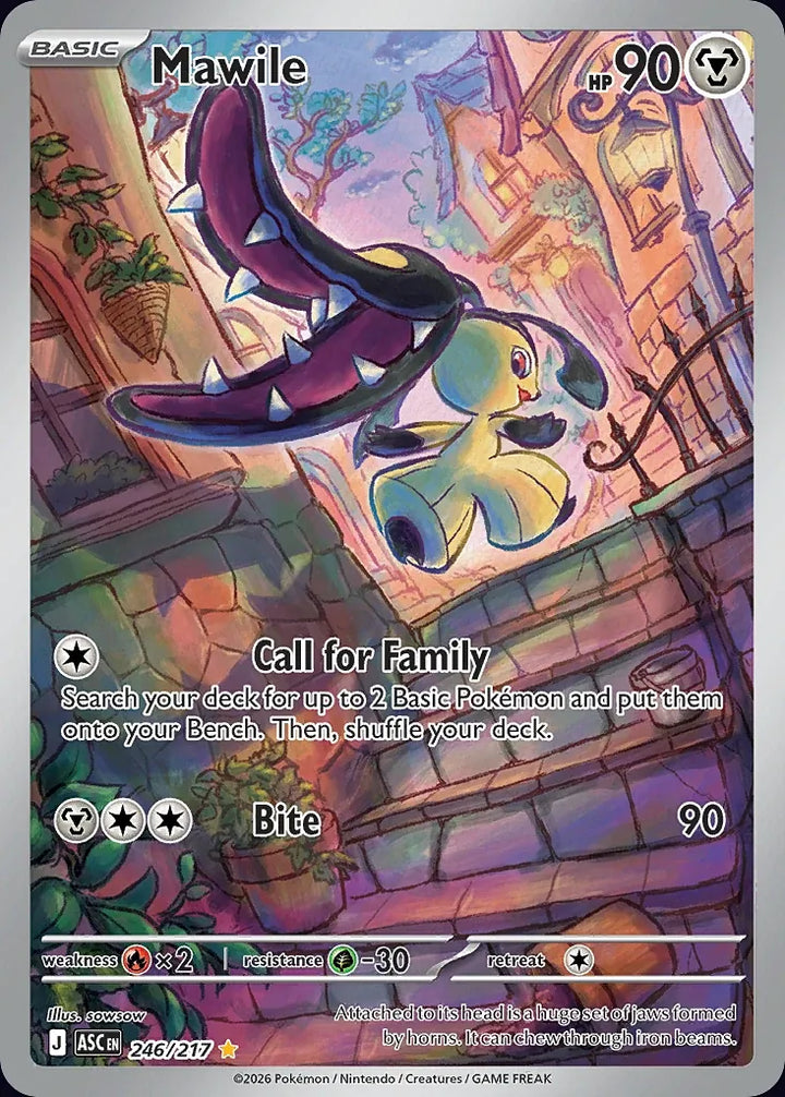 Mawile 246 Illustration Rare - EN-me2pt5 card