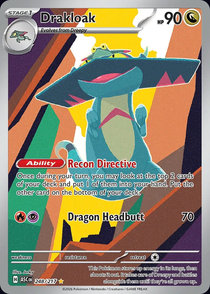 Drakloak 248 Illustration Rare - EN-me2pt5 card