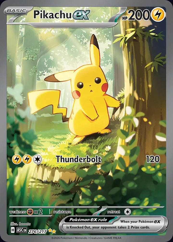 Pikachu ex 276 Special Illustration Rare - EN-me2pt5 card