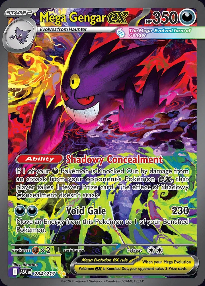 Mega Gengar ex 284 Special Illustration Rare - EN-me2pt5 card