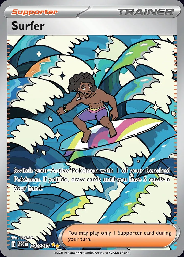Surfer 293 Special Illustration Rare - EN-me2pt5 card