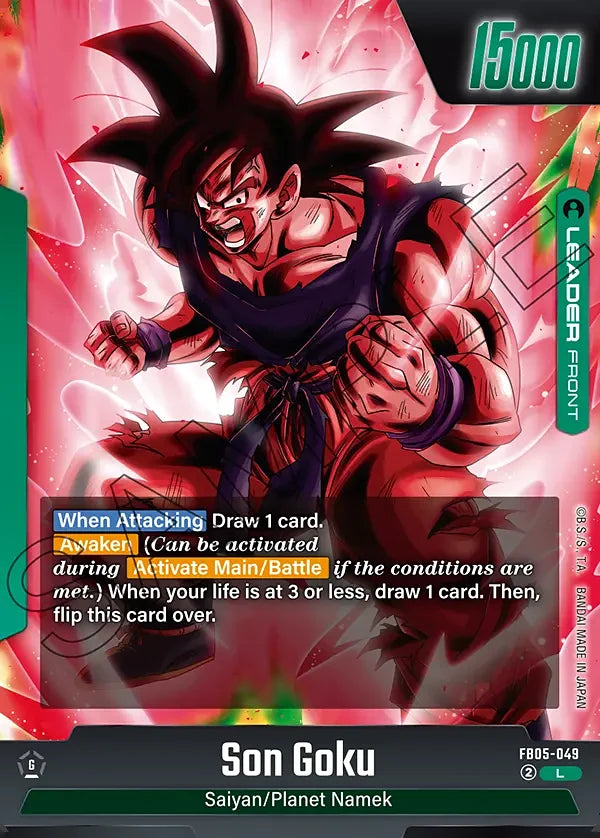 Son Goku FB05-049 Leader Parallel - Dragon Ball Super Fusion World FB05 card