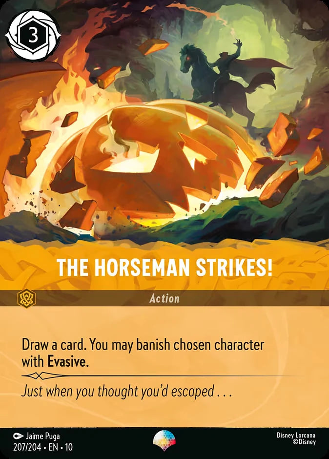 The Horseman Strikes! 207 Epic - Lorcana set 10 card