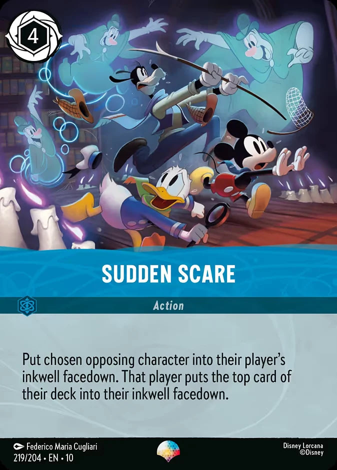 Sudden Scare 219 Epic - Lorcana set 10 card
