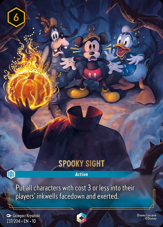 Spooky Sight 237 Enchanted - Lorcana set 10 card