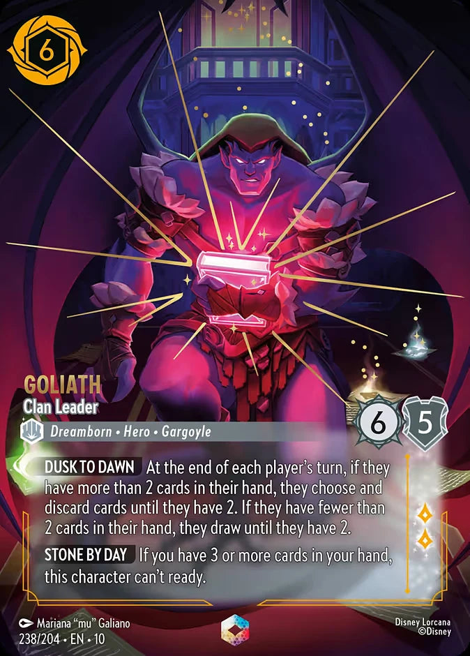 Goliath - Clan Leader 238 Enchanted - Lorcana set 10 card
