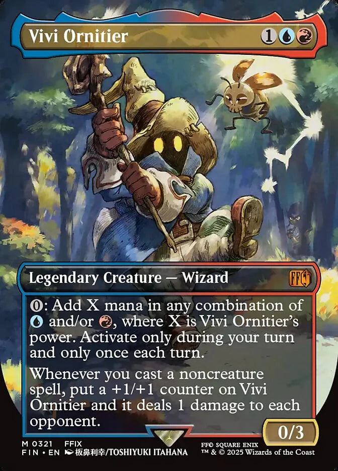 Vivi Ornitier 321 Borderless Mythic - MTG fin card