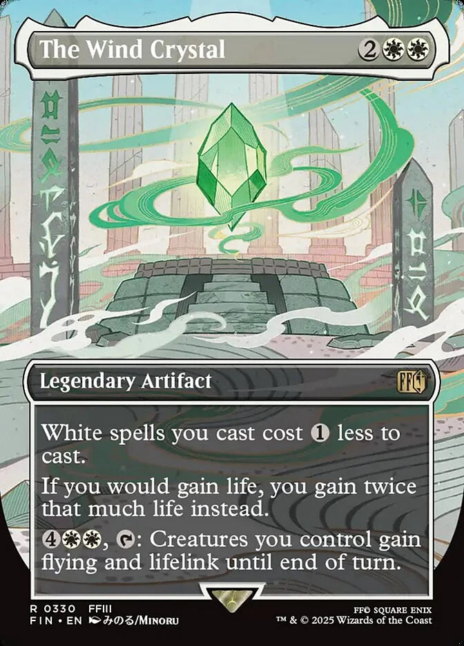 The Wind Crystal 330 Borderless Rare - MTG fin card