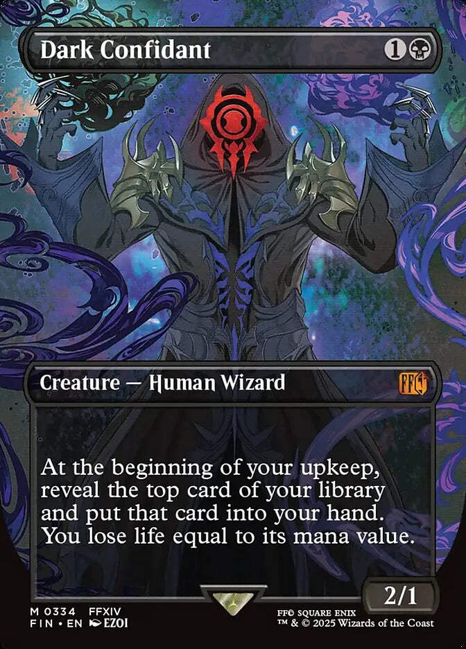Dark Confidant 334 Borderless Mythic - MTG fin card