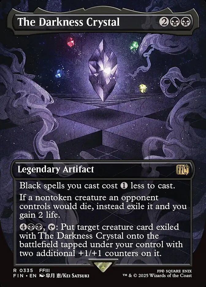 The Darkness Crystal 335 Borderless Rare - MTG fin card