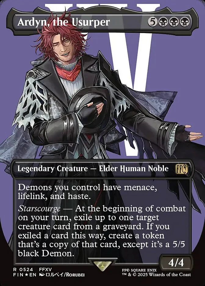 Ardyn, the Usurper 524 Borderless Rare - MTG fin card
