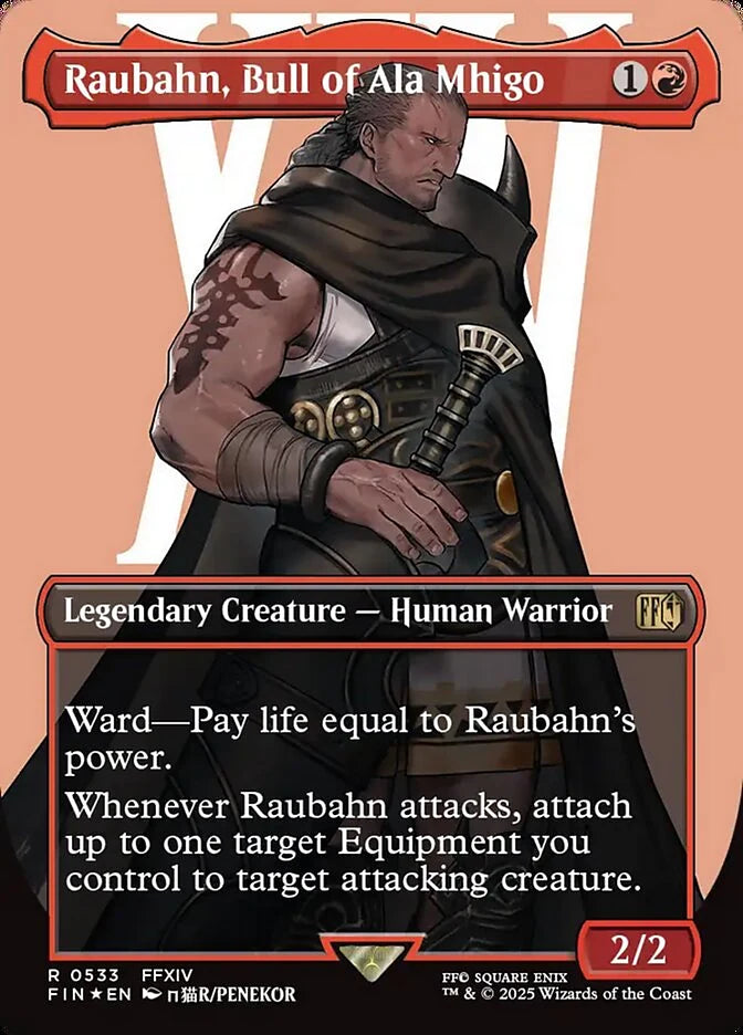 Raubahn, Bull of Ala Mhigo 533 Borderless Rare - MTG fin card