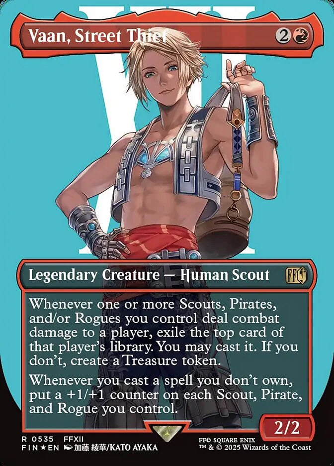 Vaan, Street Thief 535 Borderless Rare - MTG fin card