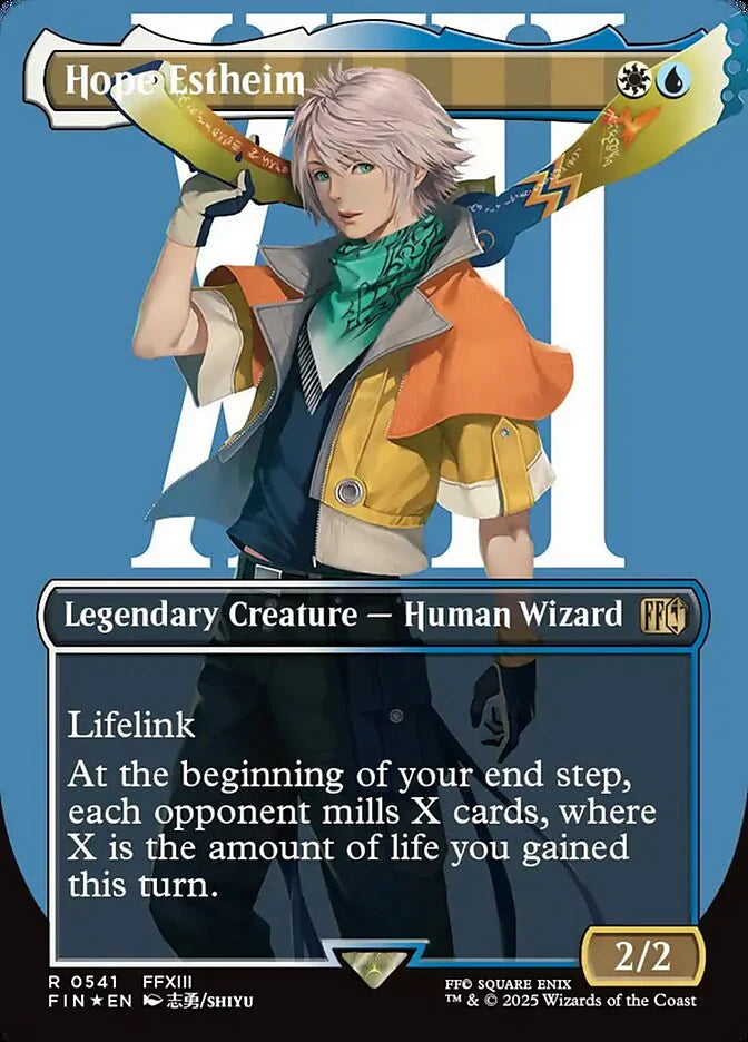 Hope Estheim 541 Borderless Rare - MTG fin card