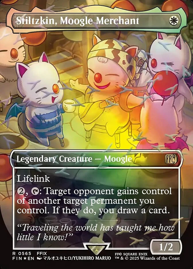 Stiltzkin, Moogle Merchant 565 Borderless Rare - MTG fin card