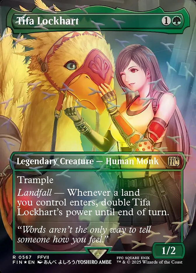 Tifa Lockhart 567 Borderless Rare - MTG fin card
