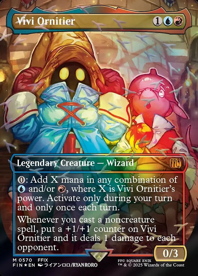 Vivi Ornitier 570 Borderless Mythic - MTG fin card