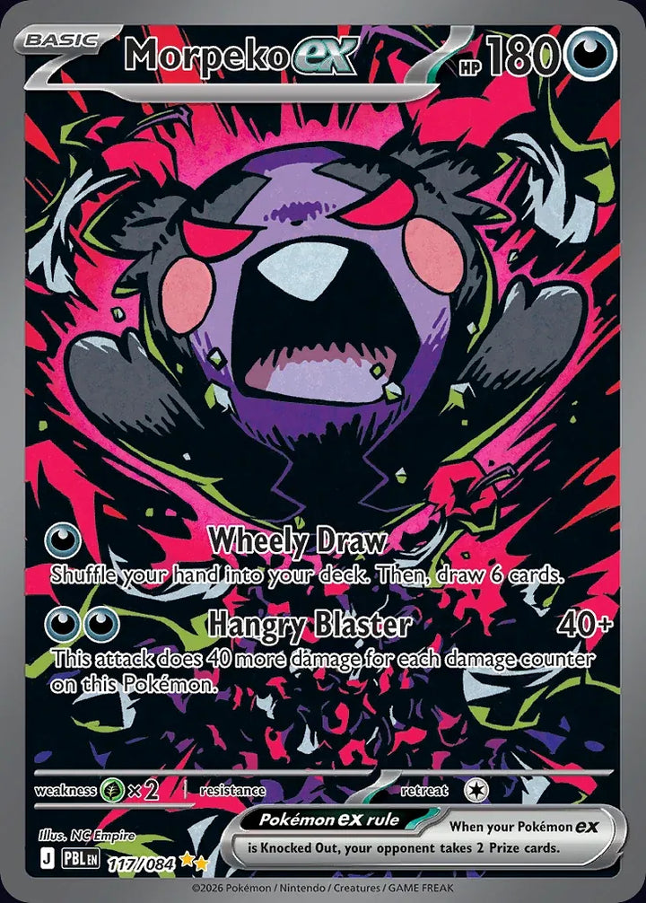 Morpeko ex 117 Special Illustration Rare - EN-me5 card