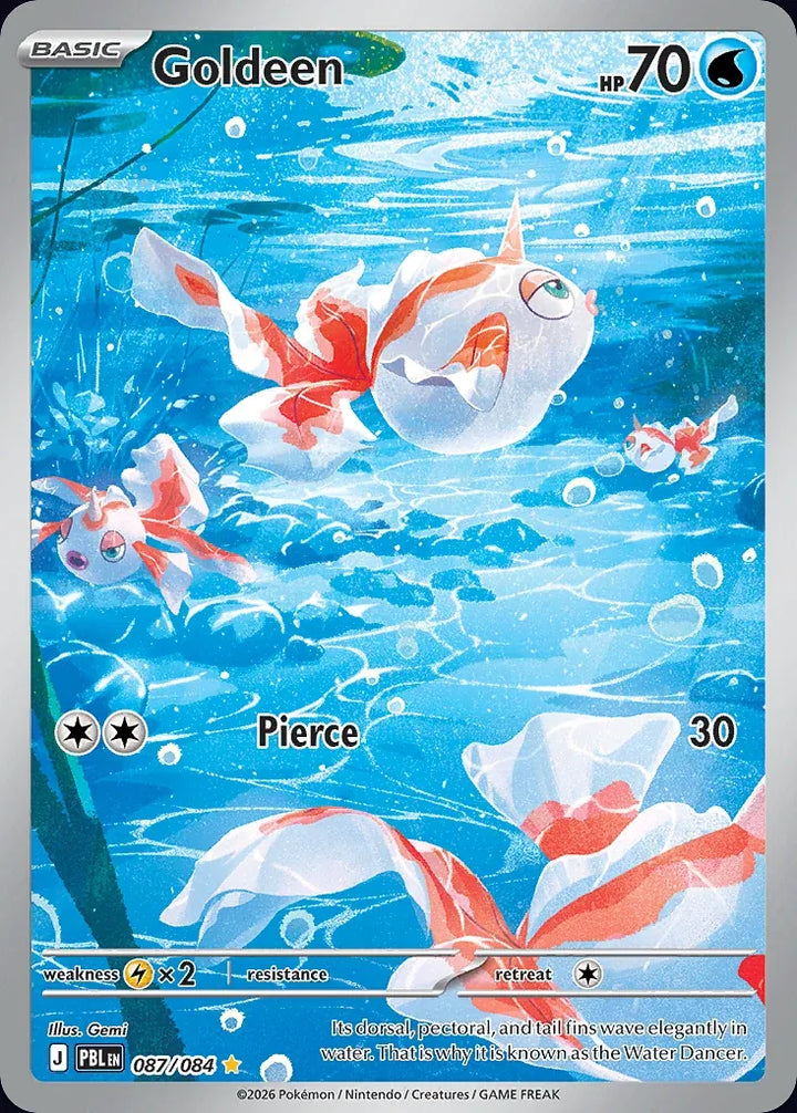 Goldeen 87 Illustration Rare - EN-me5 card