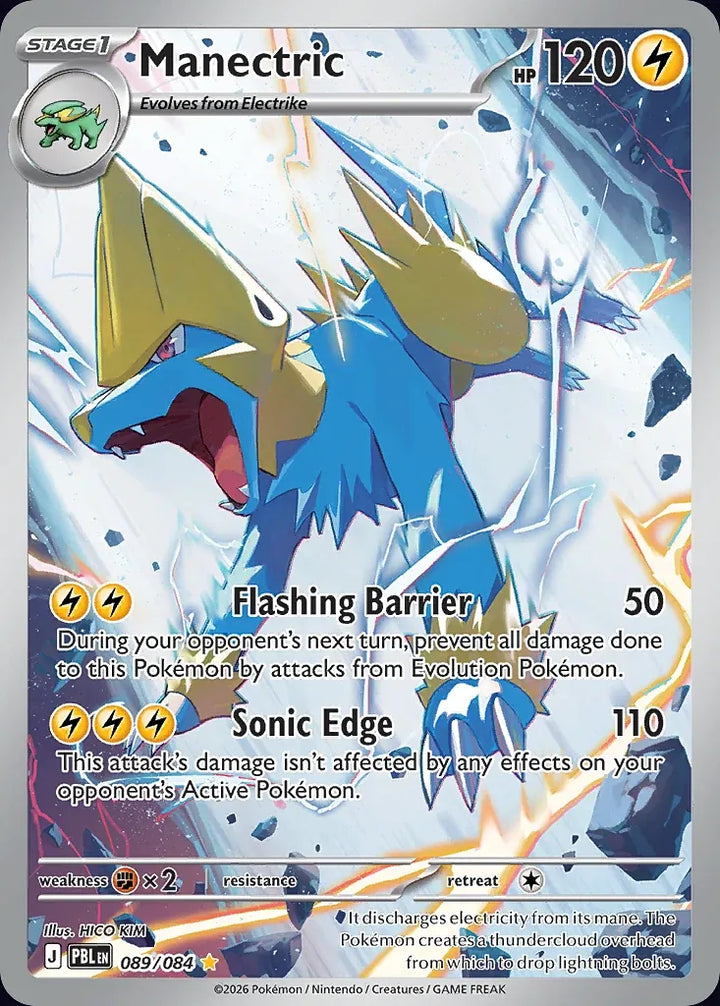 Manectric 89 Illustration Rare - EN-me5 card