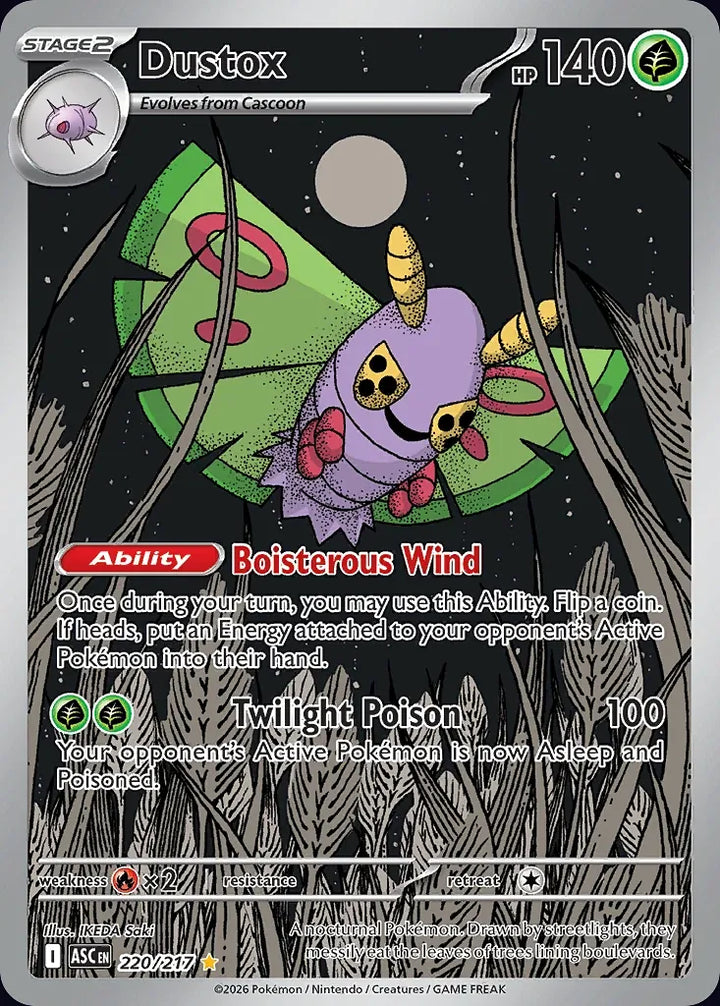 Dustox 220 Illustration Rare · Ascended Heroes (EN) - Bundle card