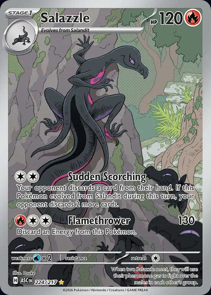 Salazzle 224 Illustration Rare · Ascended Heroes (EN) - Bundle card