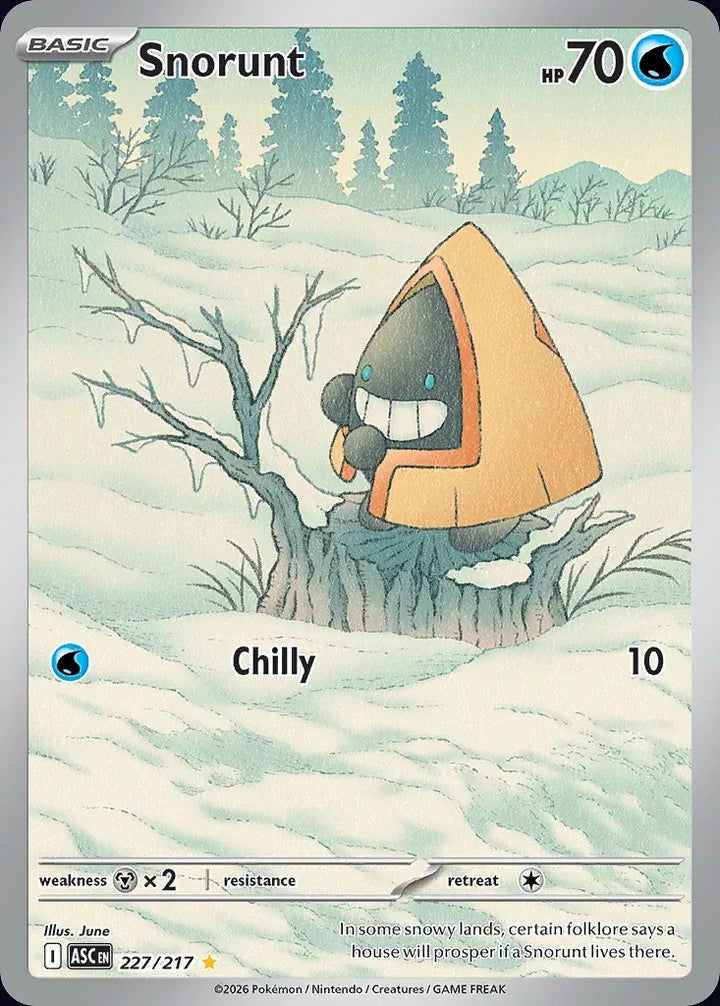 Snorunt 227 Illustration Rare · Ascended Heroes (EN) - Bundle card