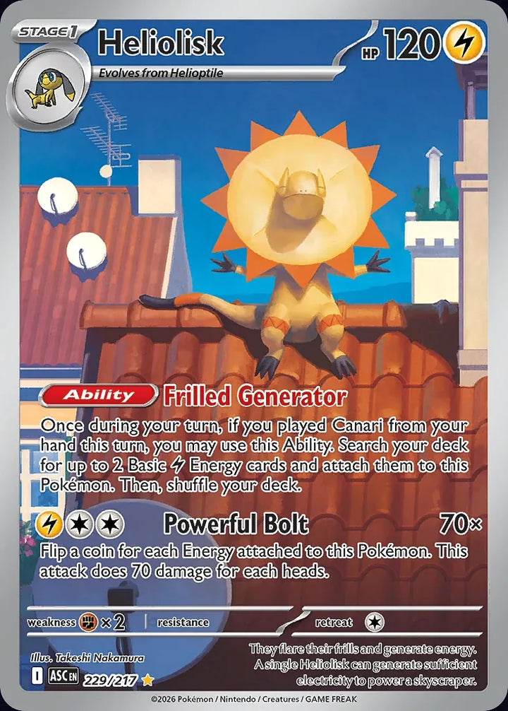Heliolisk 229 Illustration Rare · Ascended Heroes (EN) - Bundle card