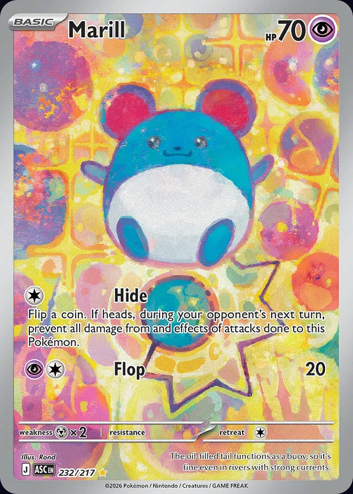 Marill 232 Illustration Rare · Ascended Heroes (EN) - Bundle card